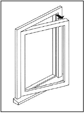 Hinged Model Window Glass
