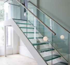 Custom Glass Staircase - Nashville, TN